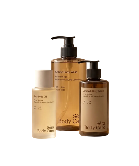 Body Ritual Set: Gentle Body Wash, Ceramide Body Lotion and Dry Body Oil