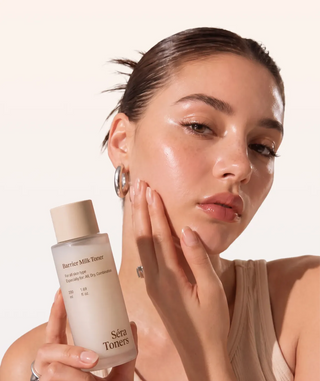 Model using Barrier Milk Toner