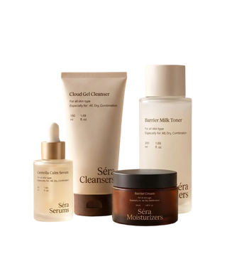 Barrier Reset Kit: Cloud Gel Cleanser, Barrier Milk Toner, Centella Calm Serum and Barrier Cream