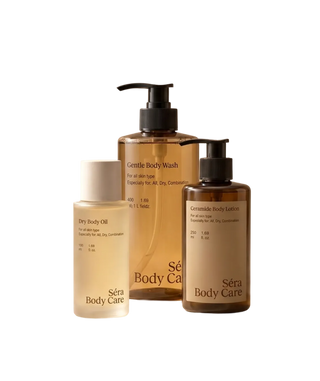 Body Ritual Set: Gentle Body Wash, Ceramide Body Lotion and Dry Body Oil