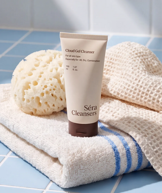 Cloud Gel Cleanser in a styled setting