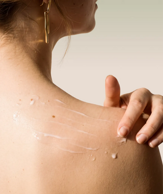Daily Gel Cream applied to skin