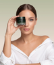 Model using Daily Gel Cream