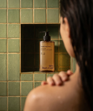 Gentle Body Wash in a styled setting