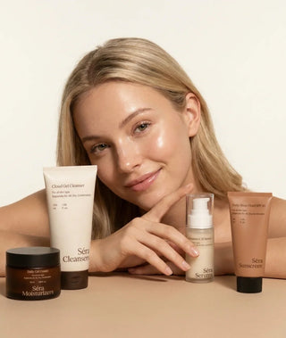 Morning Ritual Set products held in the hands
