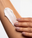 Night Recovery Cream applied to skin