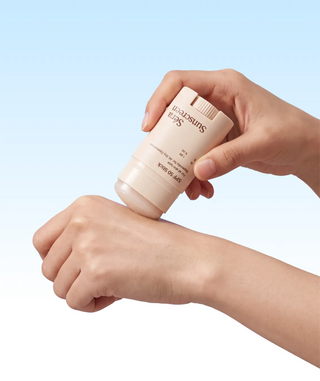 SPF 50 Stick applied to skin