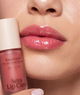 Tinted Lip Oil on lips, close-up