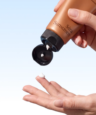 Tinted Mineral SPF 30 applied to skin